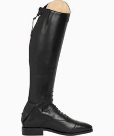 Resim Deri Binicilik Çizmesi, Elastik Bağcıklı, Ergonomik ve Üst Düzey Konfor - Siyah / 39 