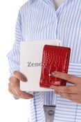 Resim Fiyaka Zenga 903_p %100 Hakiki Deri Sigaralık Kırmızı 