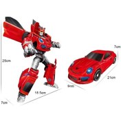 Resim Dönüşüm Robotu Oyuncak R20 Kırmızı Arı Savaş Tanrısı-kırmızı 