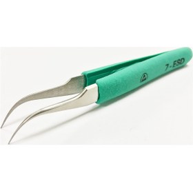 Resim Ceta Weber Nt1047 Esd İzoelli Çok İnce Eğri Uçlu Cımbız 110 MM - GERMANY 