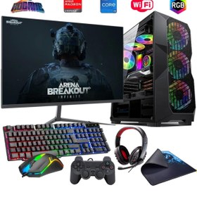 Resim ROGAME I5 13400f 32gb Ddr4 1tb M2 8gb Rx580 24" Monitörlü Oyun Bilgisayarı (GAMİNG SET) 