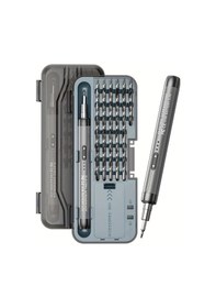 Resim Oldfriend Gri 46'si 1 Arada Şarjlı Titreşimsiz Yüksek Torklu Tornavida Seti 