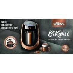 Resim Stilevs Bikahve Otomatik Türk Kahvesi Makinesi 
