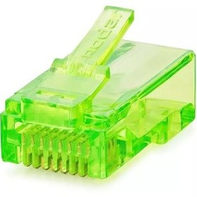 Resim Nodar Nd2401 Cat6 Konnektör Ezrj45 100lü Plastik Kutu Yeşil 