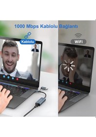 Resim Inca Iutp-01tx Usb 3.0 & Type-c 3.1 Ethernet Adaptörlü 1000mbps A 