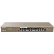 Resim Ip-com F1126P-24-250W 24 PORT 10/100+ 2XRJ45/1X1GB SFP Rackmount Switch 