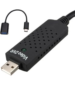 Resim Gplus DC60 2 in 1 Android Type-C 3.1 OTG+UTV007 Video DVR Windows 10 Uyumlu Görüntü Yakalama Capture Cihazı 