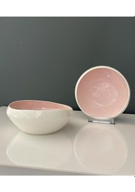 Resim Tantitoni Sky Pembe Porselen 2 Li Kase Seti 14.4 Cm 