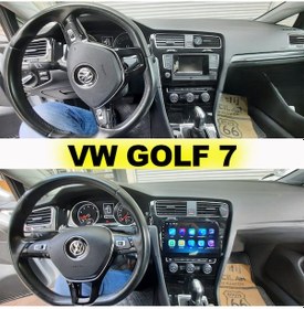 Resim Volkswagen Golf 7 Siyah 2013/2021 10 İnç 8-128 Pro Model Qled Ekran 9" 