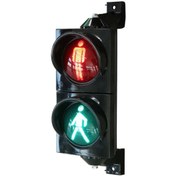 Resim İleri Trafik 100 mm Ledli Yaya Figürlü Sinyal Verici, Trafik Lambası 