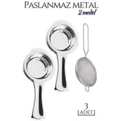 Resim FTA TİCARET BFS 3 lü Set Metal Çay Süzgeci Cabrera Design 