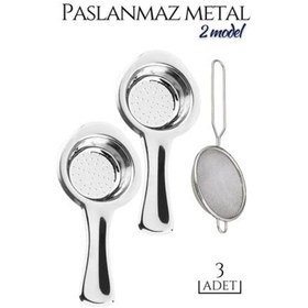 Resim FTA TİCARET BFS 3 lü Set Metal Çay Süzgeci Cabrera Design 