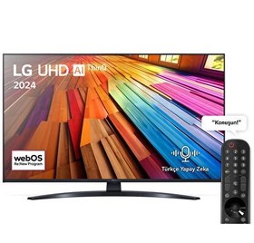 Resim LG 43UT81 43'' 110 Ekran 4K Smart AI Sihirli Kumanda HDR10 webOS24 UHD TV LG