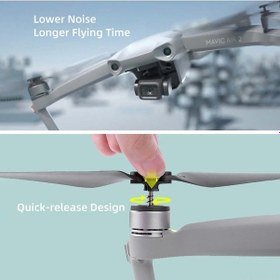 Resim Ulzyvf Djı Mavic Air 2 Drone Pervaneleri - Sessiz, Hafif, Kolay Montaj 4 Adet Diğer 