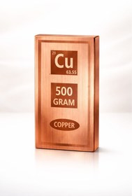 Resim W-Design Külçe Şeklinde Saf Lama Bakır 99,99 Cu 500 gr 