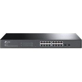 Resim TP-LINK TL-SG2218 16 PORT GIGABIT+2XGIGABIT SFP UPLINK JETSTREAM YÖNETİLEBİLİR RACKMOUNT SWITCH | NS105TPL0019 NS105TPL0019