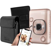 Resim Instax Mini Liplay Hybrid Blush Gold Fotoğraf Makinesi Hediye Seti 