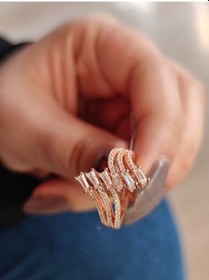 Resim Güler Yüzlü Silver Gösteri̇şli̇ Baget Gümüş Yüzük 
