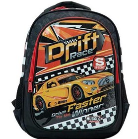 Resim Muggle Okul Çantası Drift Car Siyah Mu-9475 