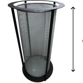 Resim Arı Metal 1913 Fileli Paslanmaz Şemsiyelik Siyah 