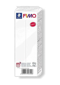 Resim Staedtler Fimo Soft Polimer Kil 454 G 0 White Beyaz 