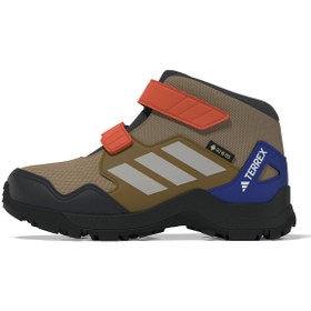 Resim adidas Koyu Bej Erkek Çocuk Outdoor Bot JS2094 TERREX SKYCHASER MID GTX CF 