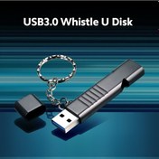 Resim Novahub 16 Gb Usb 3.0 Çift Fonksiyonlu Düdüklü Flash Bellek, Gri, Çinko Alaşımlı, 6.8x1.5x0.7 Cm, Dayanıklı Tasarım 