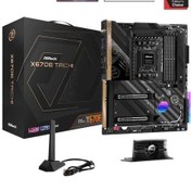 Resim Asrock X670e Taıchı Wıfı-6e Ddr5 Hdmı-dp Pcıe 5.0 Am5 Atx 