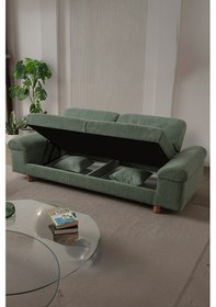 Resim Armada 3'lü Koltuk Yeşil Yeşil 