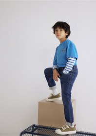 Resim Mavi Tom Sporty Çocuk Jean Pantolon 6010628714 