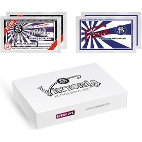 Resim Viktoria Toz Kumaş Boyası Arkadaş Paket Eflatun Koyu 