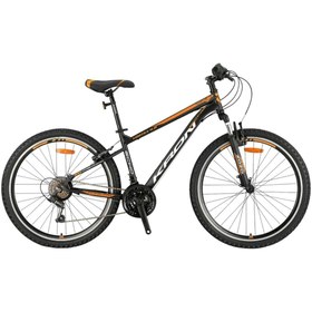 Resim Kron VORTEX 4.0 - 20" MTB - 13' - 21 Vites - V.B. - Mat Siyah-Gri/Neon Turuncu #KRN23-013 