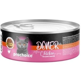 Resim Prochoice Döner Bites Sos İçinde Tavuklu Yavru Konserve Kedi Maması 70 Gr 1 Adet 