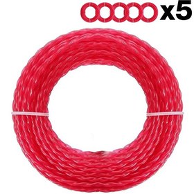 Resim Worx WA0209 WG185E/WG186E İçin 2.4 MM 20 M (5x 4 M) PRO-GRADE Spiral Burgulu Yedek Misina 