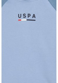Resim U.S. Polo Assn. Erkek Çocuk Açık Mavi Kapüşonlu Sweatshirt 50293495-VR003 