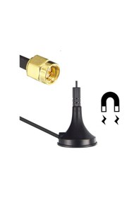 Resim Electroon 2.4g/5.8g 12dbi 22cm Yaylı Dış Ortam Modem Wifi Anteni - 1adet 