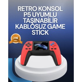 Resim Tak Çalıştır Mini Retro Gamepad | 520 Klasik Oyun 