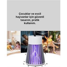 Resim Sessiz Ve Güvenli Sivrisinek Kovucu Lamba 