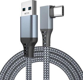 Resim Meta Quest 2 Sanal Gerçeklik Gözlüğü Link Kablosu 1/2 Uyumlu USB 3.2 Data Aktarım ve Şarj Kablosu Cable 3m - Cosmostech