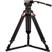 Resim Miliboo M18DL Hidrolik Kafalı Profesyonel Alüminyum Video Tripod 