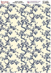 Resim Pirinç Dekopaj Kağıdı 30x42cm Pt-1281 Çiçekler 