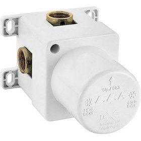 Resim Eca Myra Ankastre Duş Bataryası Sıva Altı Grubu Mat Beyaz 102166102C4 Mat Beyaz 