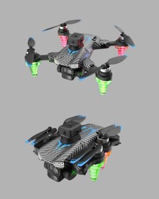 Resim Katlanabilir Drone 1080p Kamera Full Hd Çekim Hafif Ve Taşınabilir 