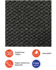 Resim Zemincim Starlight 04 Antrasit Kapı Önü Nem Ve Toz Alıcı Paspas 
