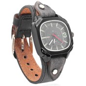 Resim Sones Curren 8402 Takvim Altı İbreli Çelik Kayışlı İş Kuvars Saati, Renk: Beyaz Kabuk Siyah 