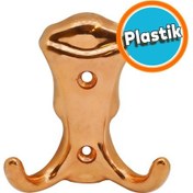 Resim Mobilya Duvar Kapı Vestiyer Portmanto Askısı Dolap Elbise Askılığı Bakır Renk Plastik Askı Askılık Diğer 