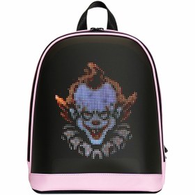 Resim Prime MİNİ SMART BAG Pembe Led Ekranlı Sırt Çantası, Motorcu Çantası 