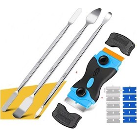 Resim Çift Taraflı 3in1 Metal Pena Telefon Tablet Notebook Tv Ps Kasa Açma Ve Kazıyıcı Aparat St5 