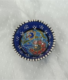 Resim Çini 8 Cm Çerezlik Kase Sosluk Sunumluk Kahvaltılık Çok Renkli 