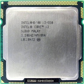 Resim Intel Core İ3 550 3.20 GHz 4 MB Cache LGA 1156 Tray 1333 İşlemci 